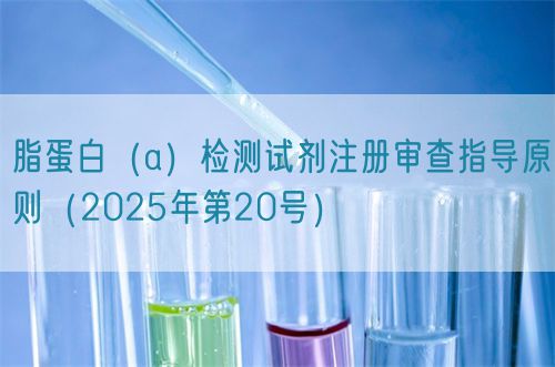 脂蛋白(a)檢測(cè)試劑注冊(cè)審查指導(dǎo)原則(2025年第20號(hào))(圖1) 脂蛋白(a)檢測(cè)試劑注冊(cè)審查指導(dǎo)原則(2025年第20號(hào))(圖1)